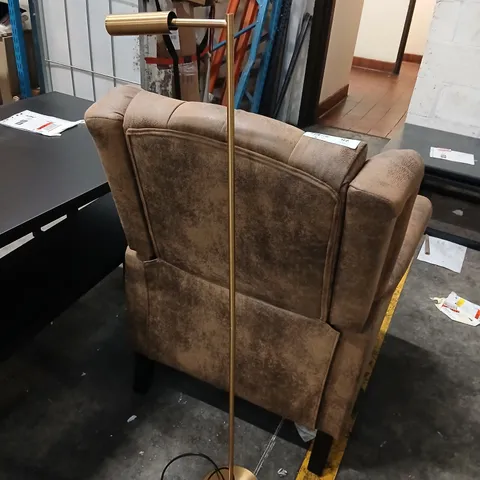 BRASS EFFECT FLOOR LAMP