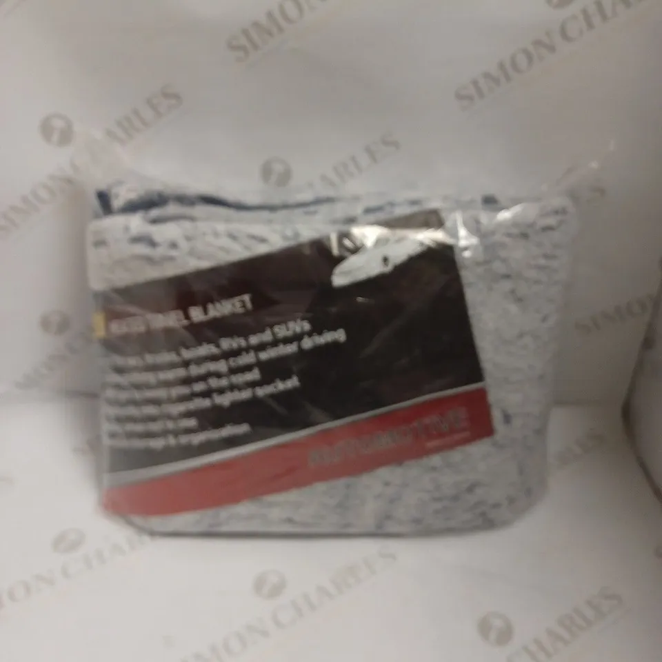 AUTOMOTIVE 12V HEATED TRAVEL BLANKET 