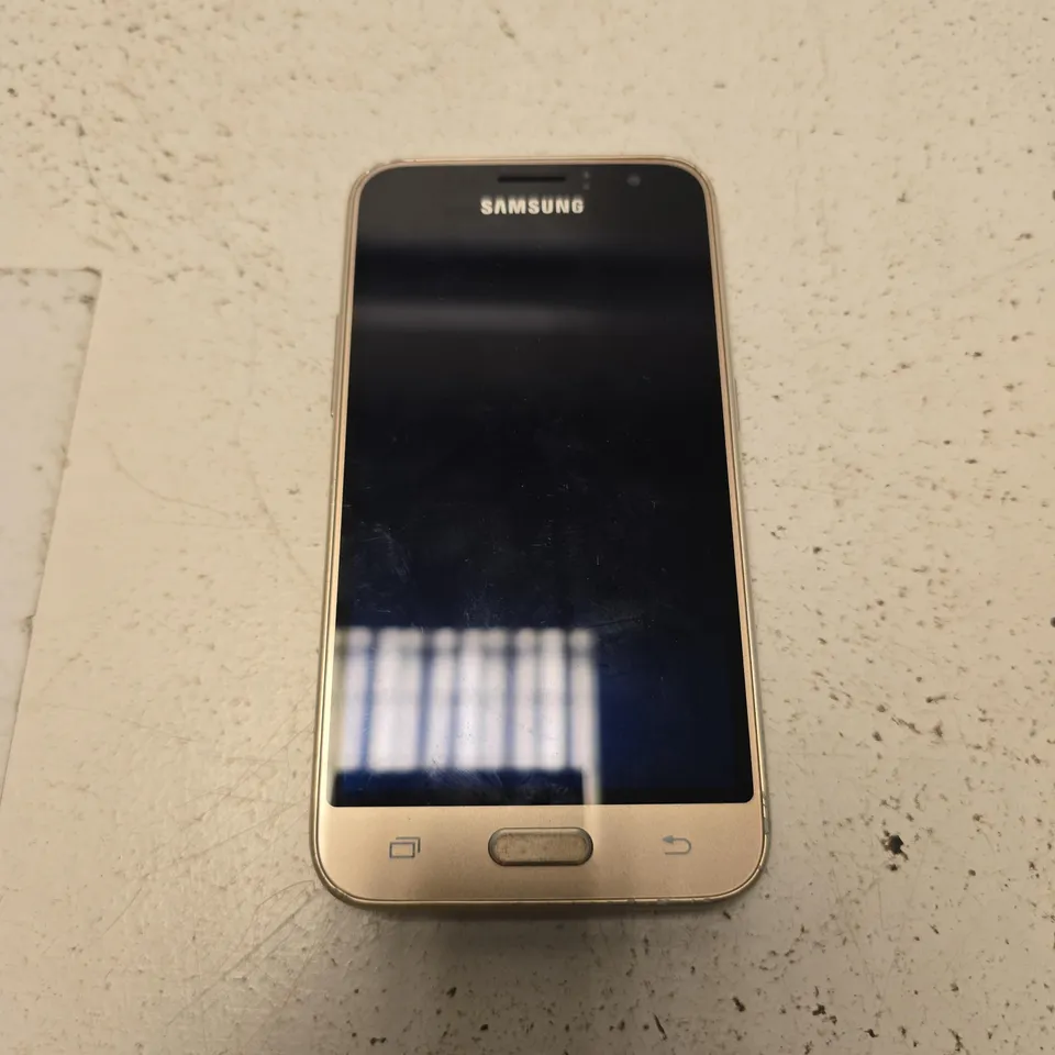 SAMSUNG GALAXY J1 (2016) SM-J120F – GOLD MOBILE PHONE NO BATTERY 