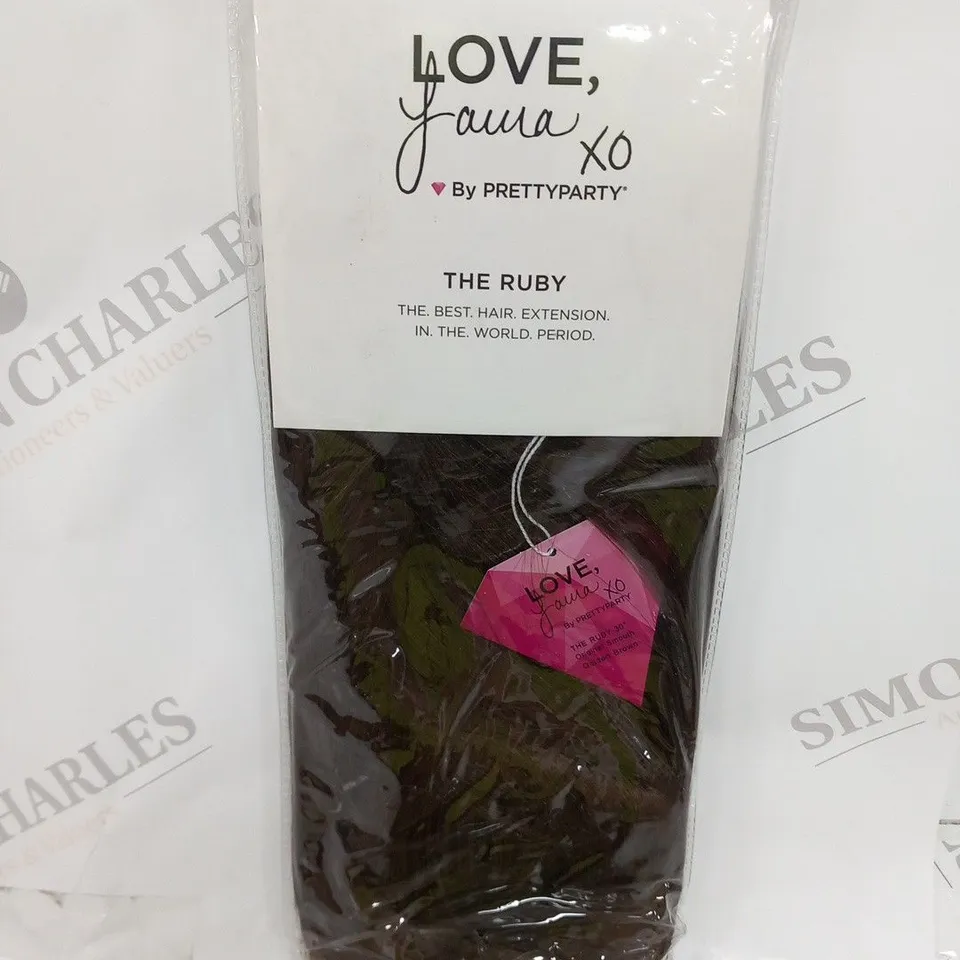 LOVE LAURA BY PRETTY PARTY THE RUBY GOLDEN BROWN HAIR EXTENSION