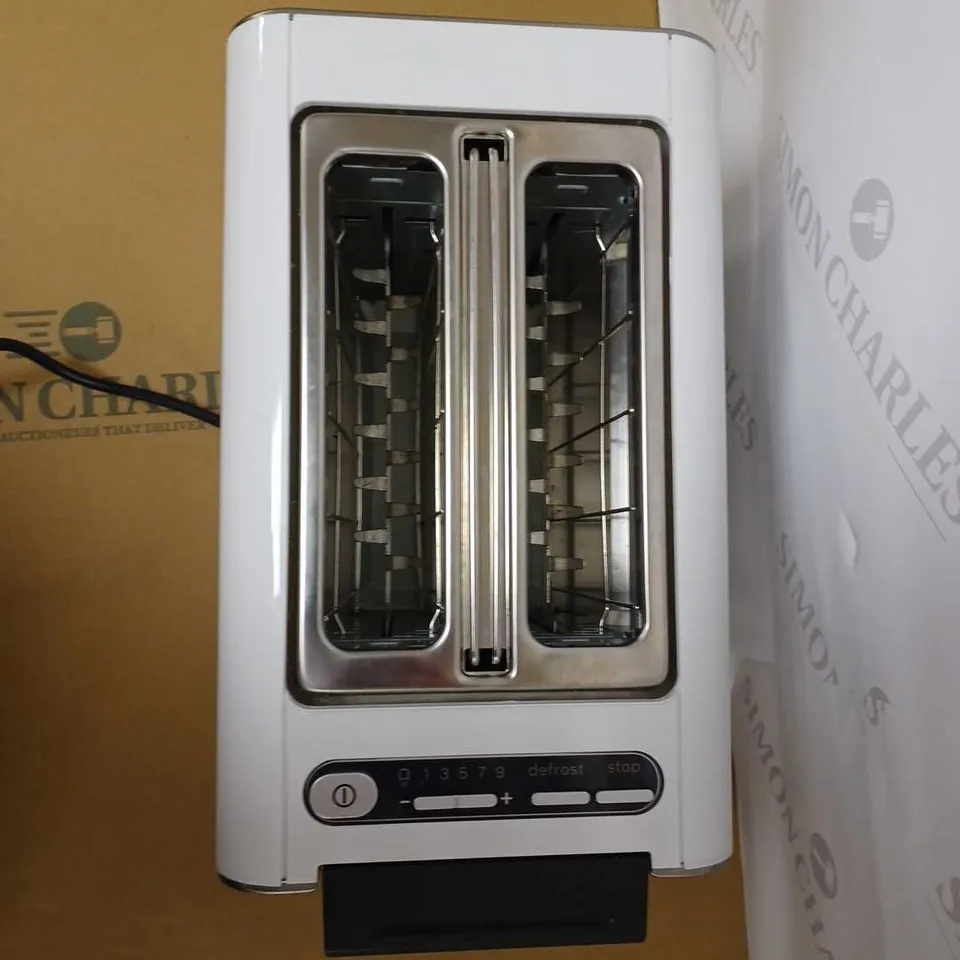 BOSCH STYLINE 2-SLOT STAINLESS STEEL TOASTER - WHITE