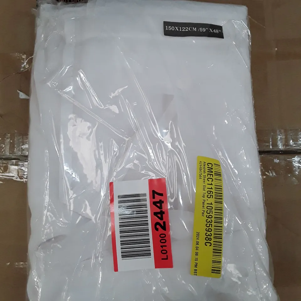 ALAYJIAH SHEER SLOT TOP PANEL PAIR