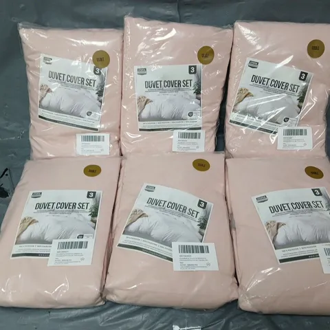 6 BAGGED DUVET COVER SET - DOUBLE