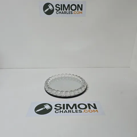 JULIEN MACDONALD ROUND MIRROR WITH GLASS BALL SURROUND