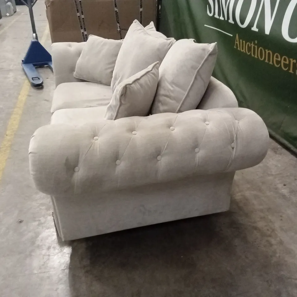 WINDSOR 2 SEATER FABRIC SCATTER BACK SOFA RRP £899