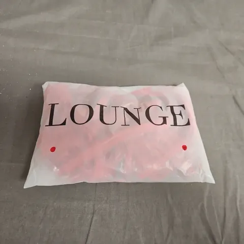 LOUNGE DANIELLE RED THONG/SUSPENDER SET – PINK PACKAGING 