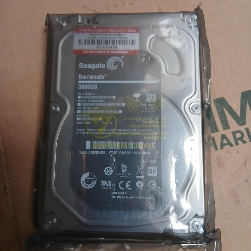 SEAGATE BARRACUDA 3TB INTERNAL 3.5IN HDD – ST3000DM001