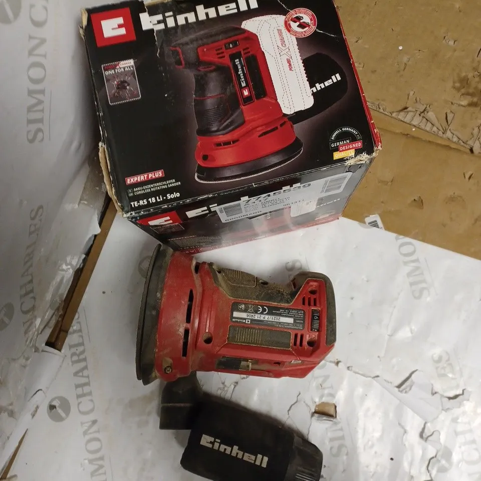 EINHELL TE-RS 18 LI-SOLO POWER X-CHANGE CORDLESS ROTATING SANDER