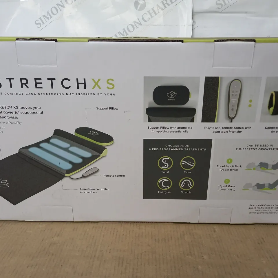 LOT OF 3 BOXED AS NEW HOMEDICS ZEN STRETCH XS BACK STRETCHING MATS