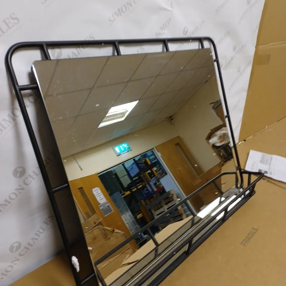NOVA WALL MIRROR WITH SHELF RRP £150