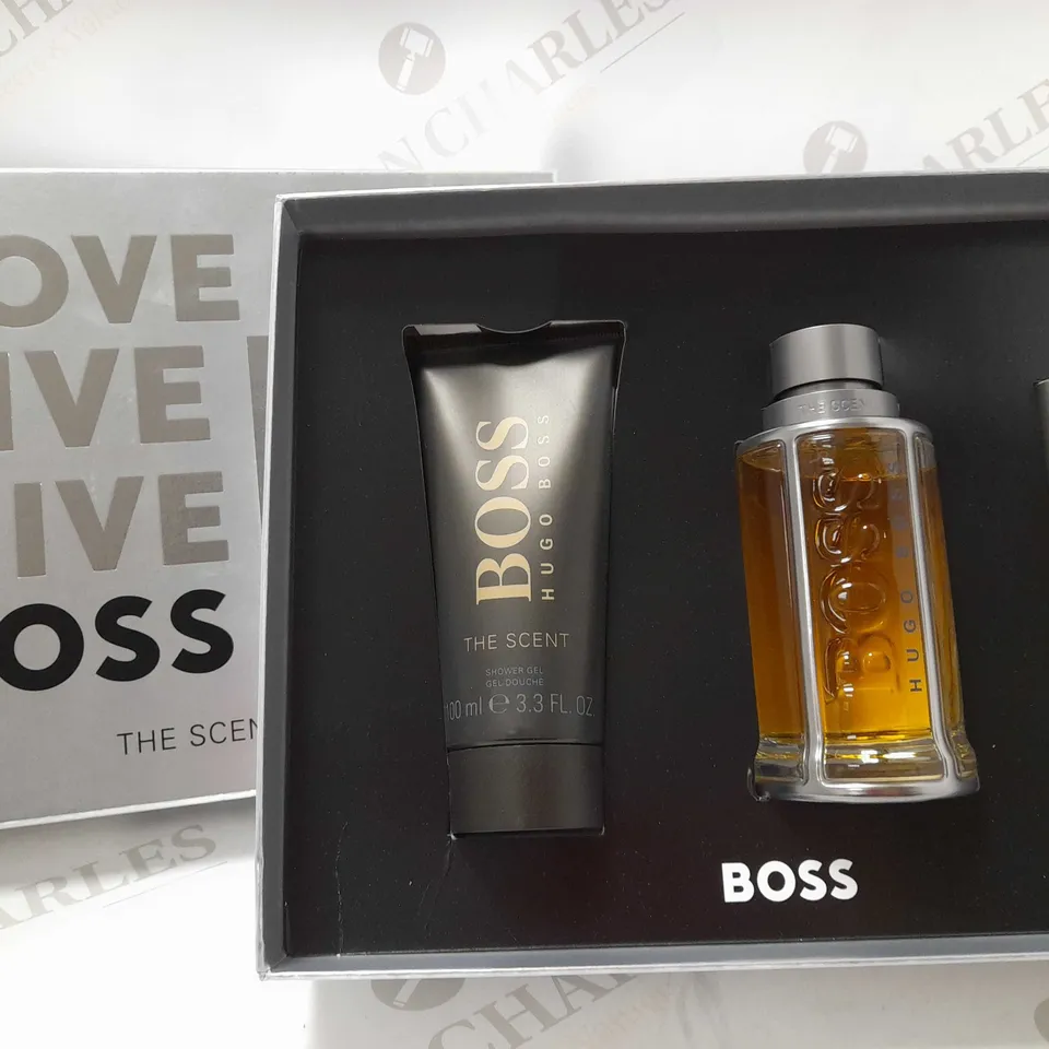 HUGO BOSS THE SCENT 100ML EAU DE TOILETTE FOR HIM GIFT SET