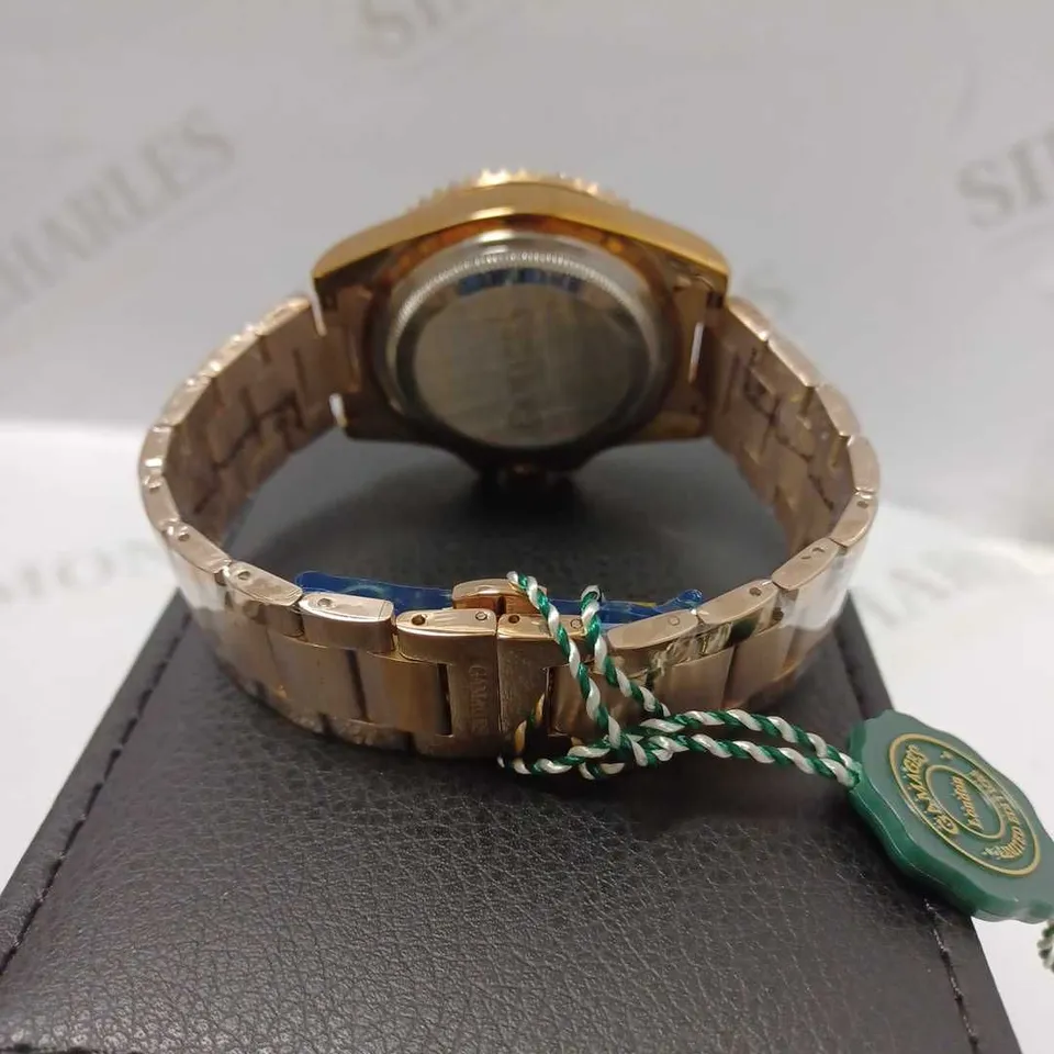 GAMAGES SPORTS ELEMENT ROSE AUTOMATIC BRACELET STRAP WRISTWATCH