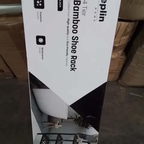 BOXED KEPLIN BAMBOO SHOE RACK 