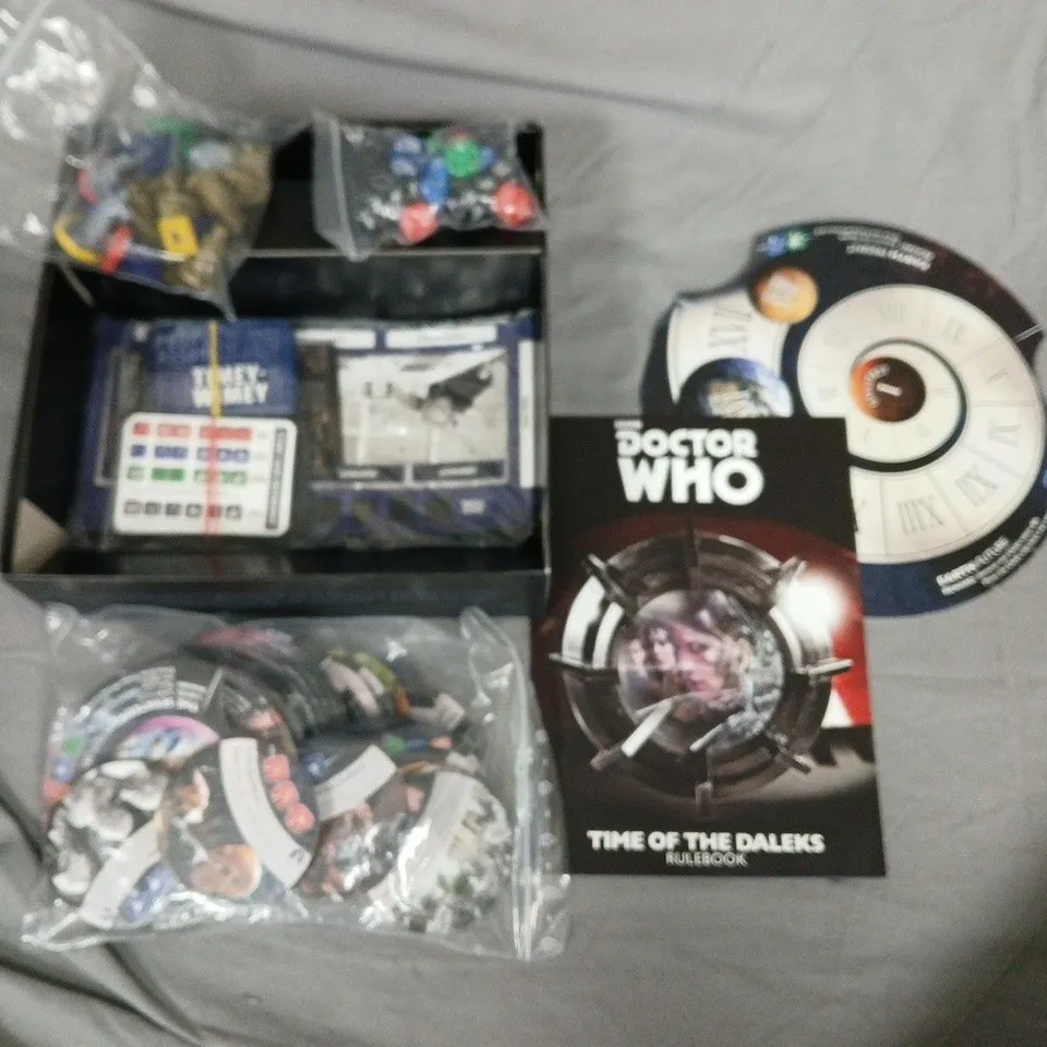 DOCTOR WHO TIME OF THE DALEKS BOARD GAME – BOXED