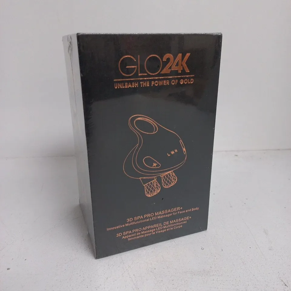 GLO24K 3D SPA PRO MASSAGER+ – FACIAL & BODY MASSAGER (GOLD BOXED)