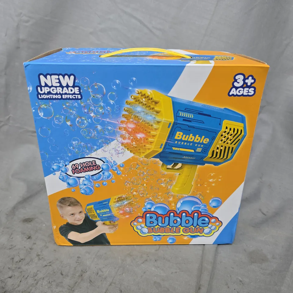 BUBBLE GUN TOY WITH 69-HOLE FOAMING 