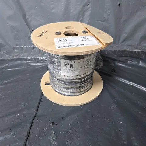 1000FT 1 CONDUCTOR UNSHIELDED CABLE IN BLACK