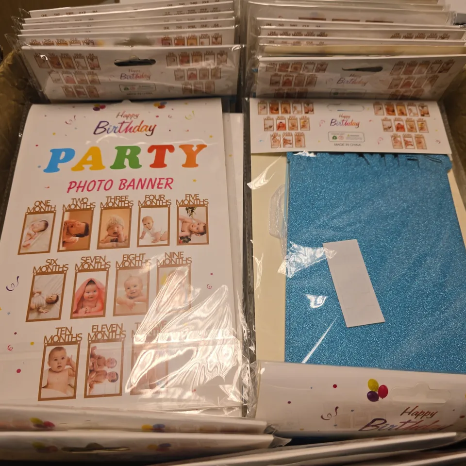 APPROXIMATELY 50 HAPPY BIRTHDAY PARTY PHOTO BANNERS
