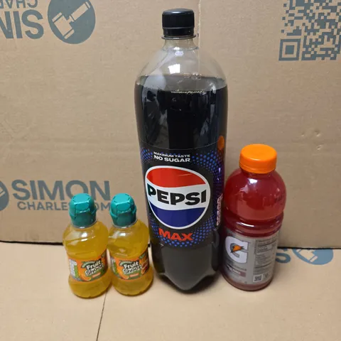 APPROXIMATELY 10 ASSORTED DRINKS TO INCLUDE GATORADE, PEPSI MAX, FRUIT SHOOT, ETC - COLLECTION ONLY