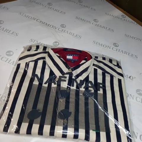 TOMMY HILFIGER STRIPPED SHIRT SIZE M