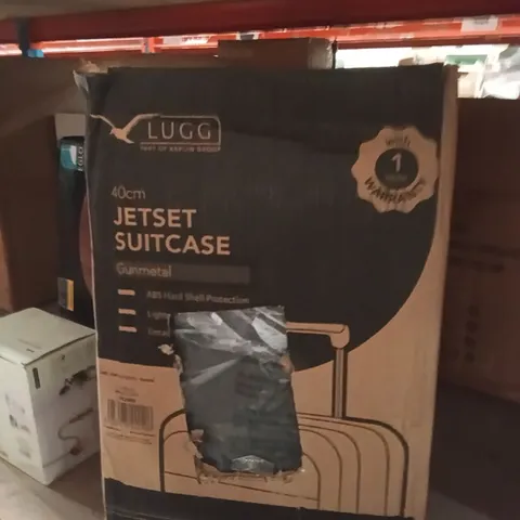 BOXED JETSET SUITCASE GUNMETAL