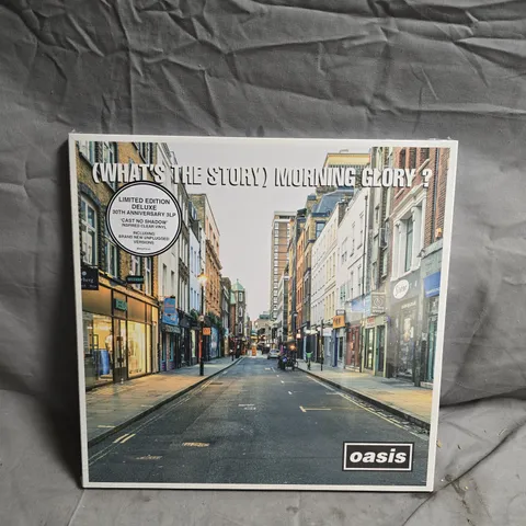 SEALED OASIS - (WHAT'S THE STORY) MORNING GLORY? LIMITED EDITION DELUXE 3LP (30TH ANNIVERSARY)