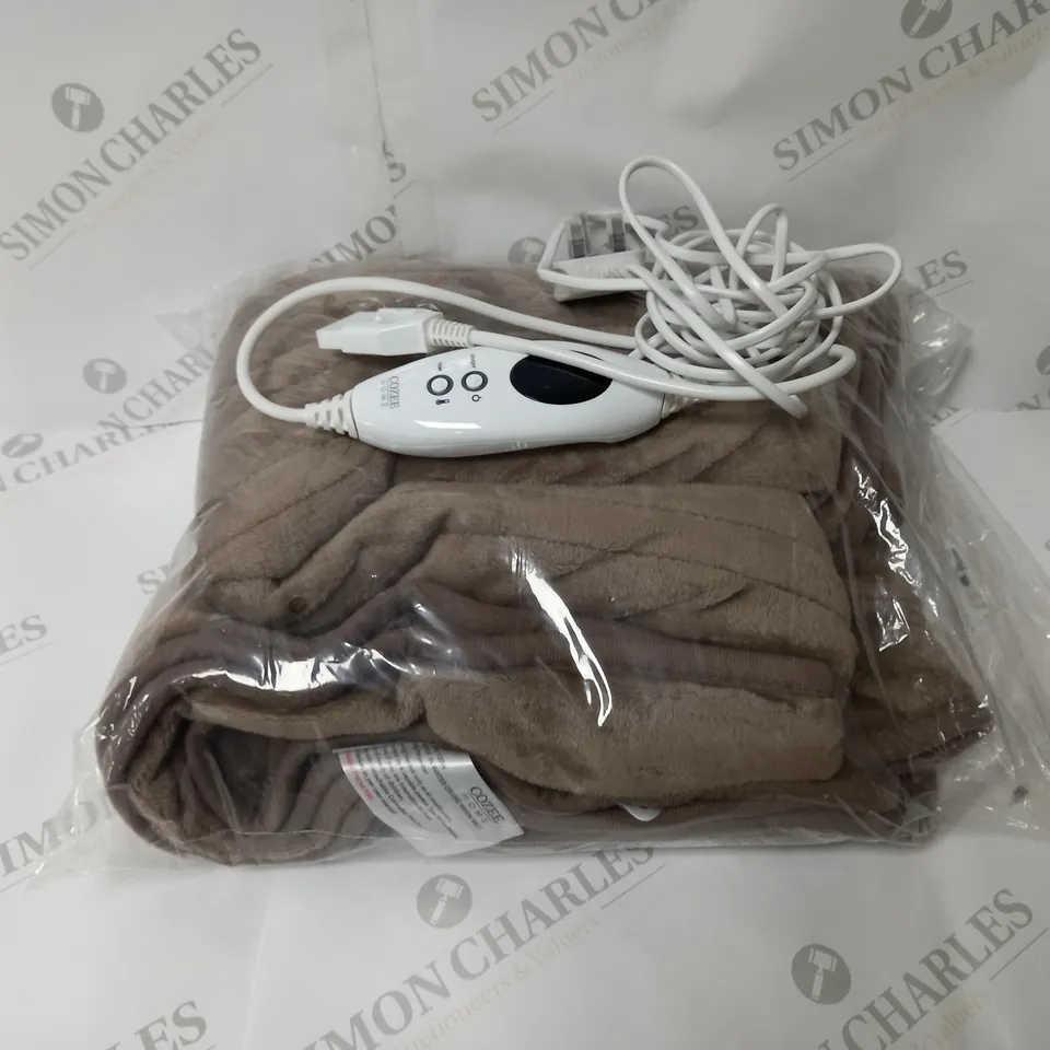 BOXED COZEE HOME HEATED BLANKET THROW