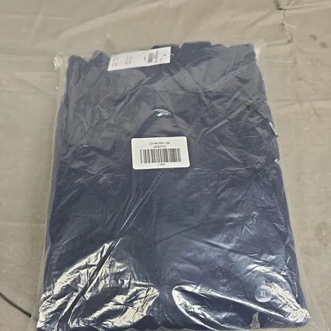BAGGED HOLLISTER NAVY LOGO HOODY - SIZE XL