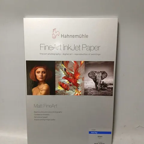 HAHNEMUHLE FINE ART INK JET PAPER