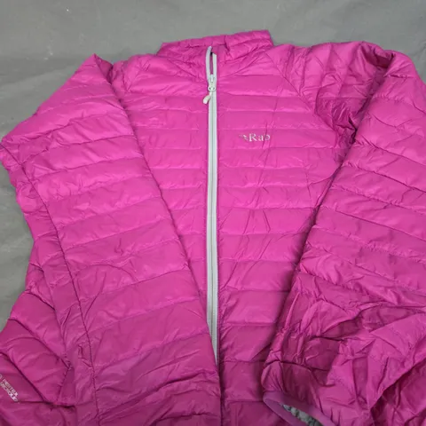 WOMENS RAB FULL ZIP PADDED COAT SIZE 10