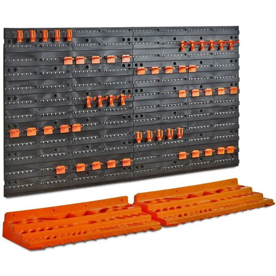 BOXED VONHAUS GARAGE WALLTOOL RACK PEGBOARD 
