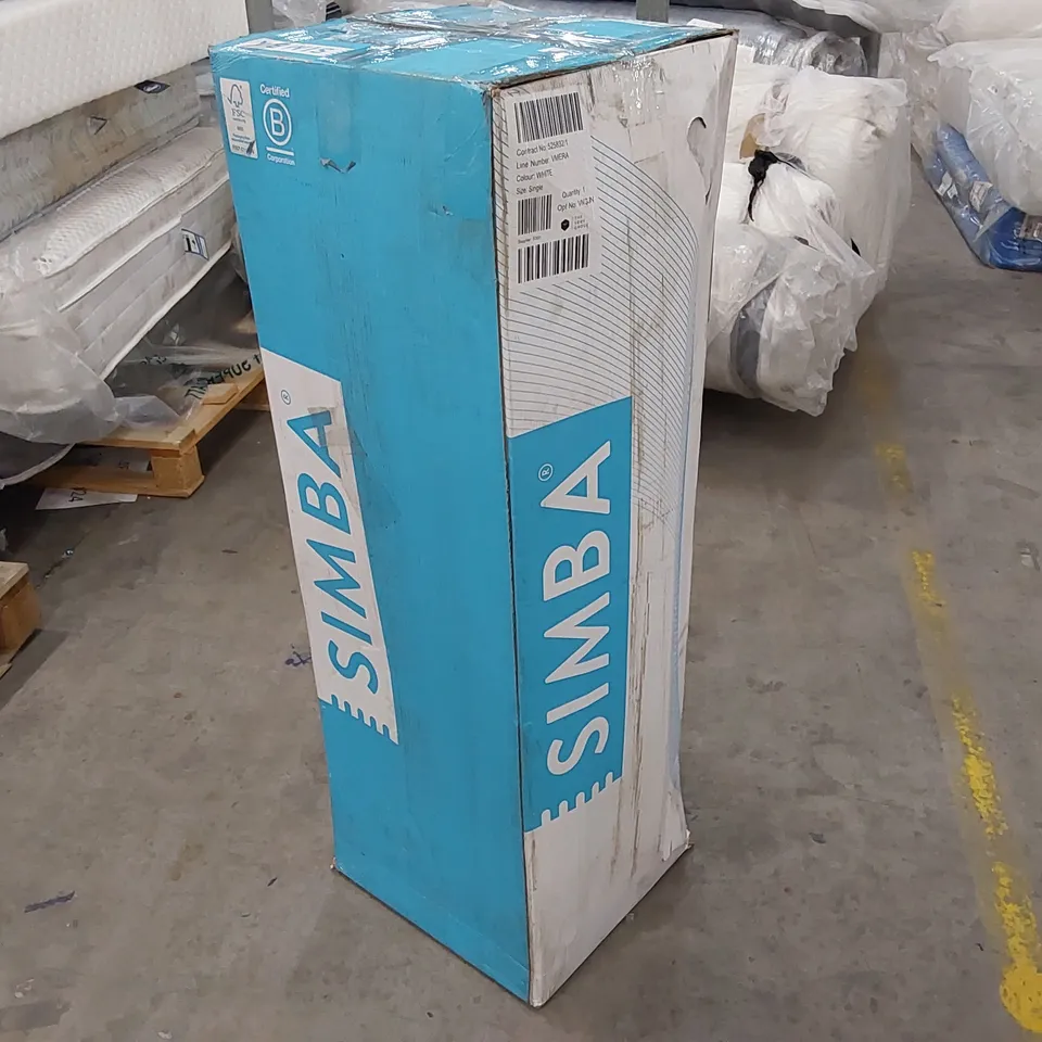QUALITY BOXED, BAGGED AND ROLLED SIMBA ESSENTIAL UK 3FT SINGLE MATTRESS 