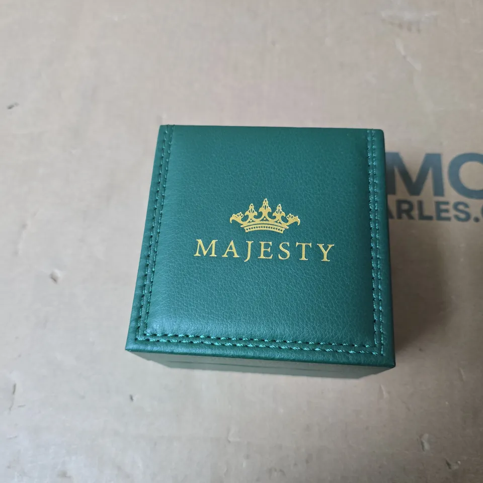 MAJESTY WRISTWATCH WITH ROSE-GOLD SKELETON DIAL – GREEN PRESENTATION BOX
