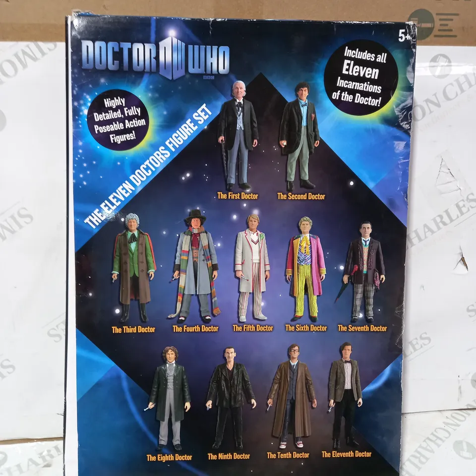 DOCTOR WHO THE ELEVEN DOCTORS FIGURE SET