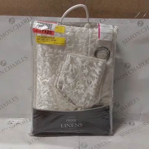 BAGGED ADELEN VELVET BLACKOUT CURTAIN PAIR - 117 x 137cm