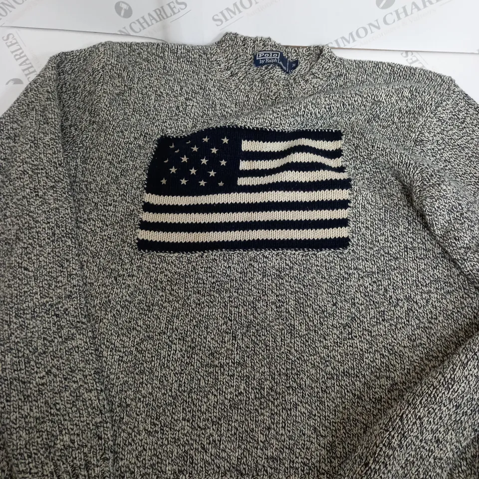 POLO BY RALPH LAUREN KNITTED JUMPER - M 