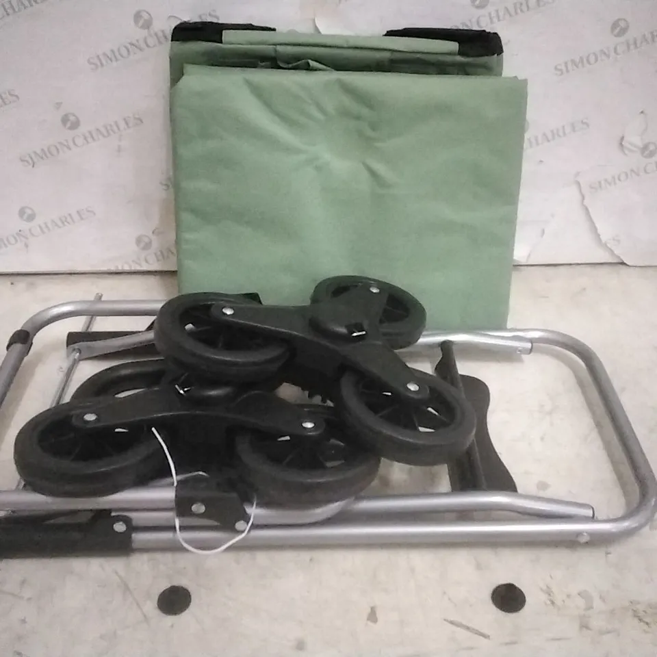 BOXED LOCK 'N LOCK INSULATED SHOPPING TROLLEY CART WITH STAIR CLIMB WHEELS