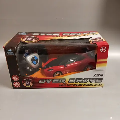 BOXED STREET RACERS OVER DRIVE REMOTE CONTROL RACER