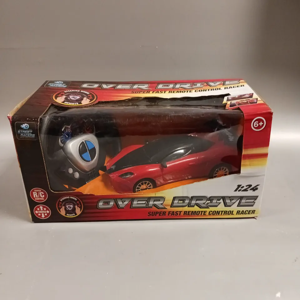 BOXED STREET RACERS OVER DRIVE REMOTE CONTROL RACER 
