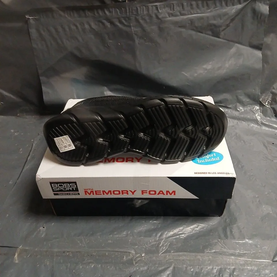 SKECHERS MEMORY FOAM TRAINERS – BLACK, MEN'S SHOES UK 6