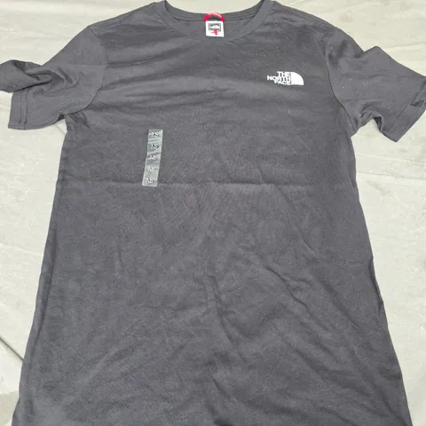 THE NORTH FACE BLACK LOGO T-SHIRT - UK SIZE XS