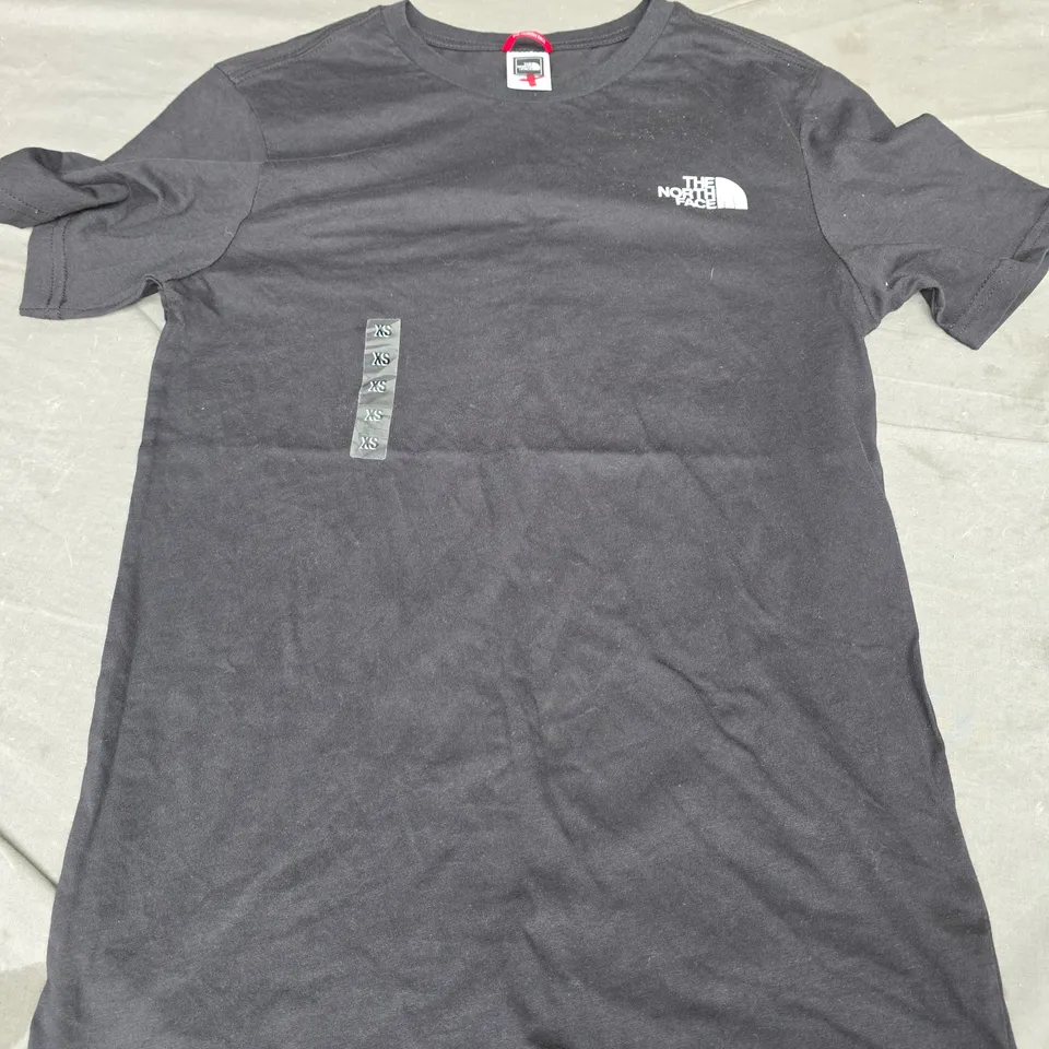 THE NORTH FACE BLACK LOGO T-SHIRT - UK SIZE XS