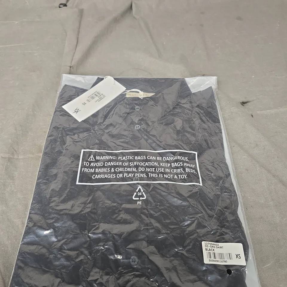 WAT . THE BRAND CO-ORD SHIRT SIZE XS