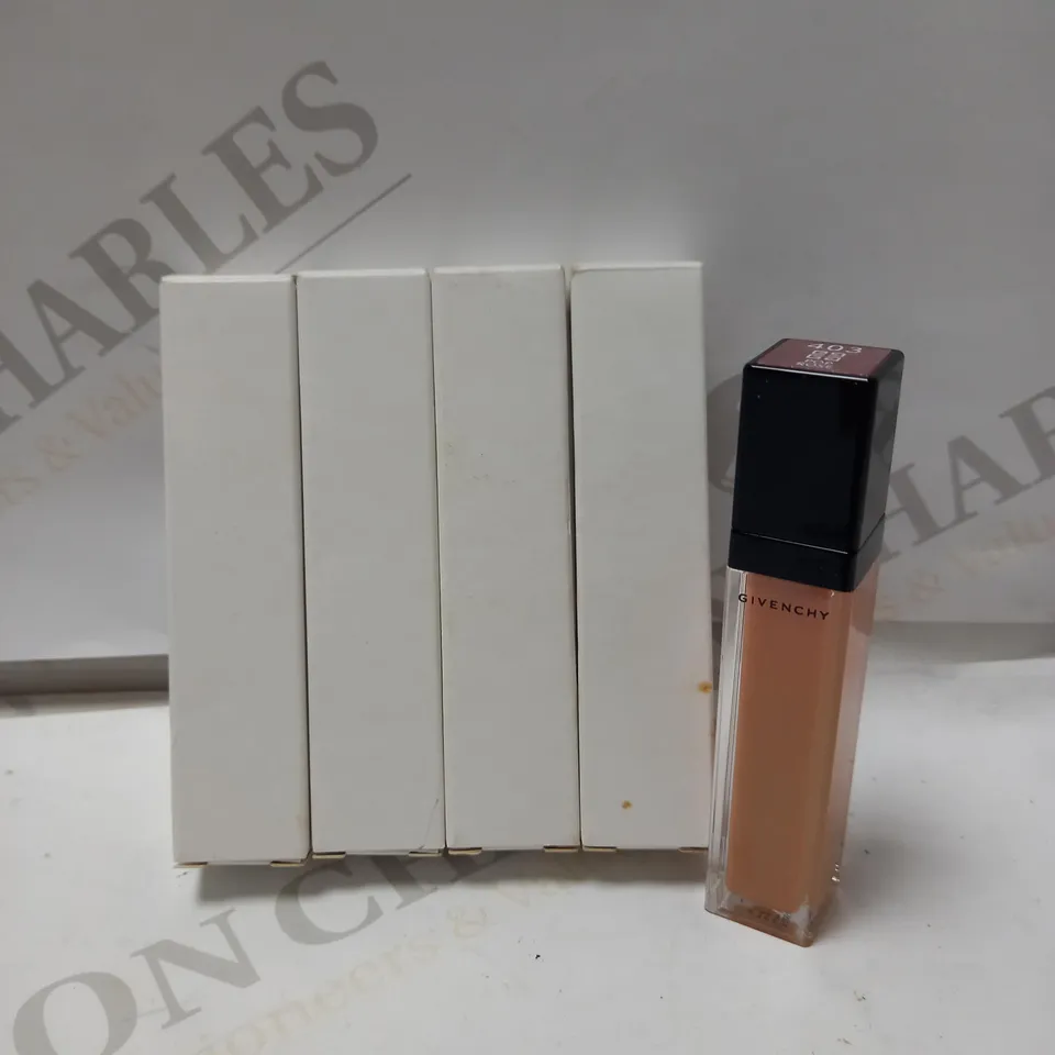 LOT OF 4 X 6ML GIVENCHY POP GLOSS - 403 POP ROSE