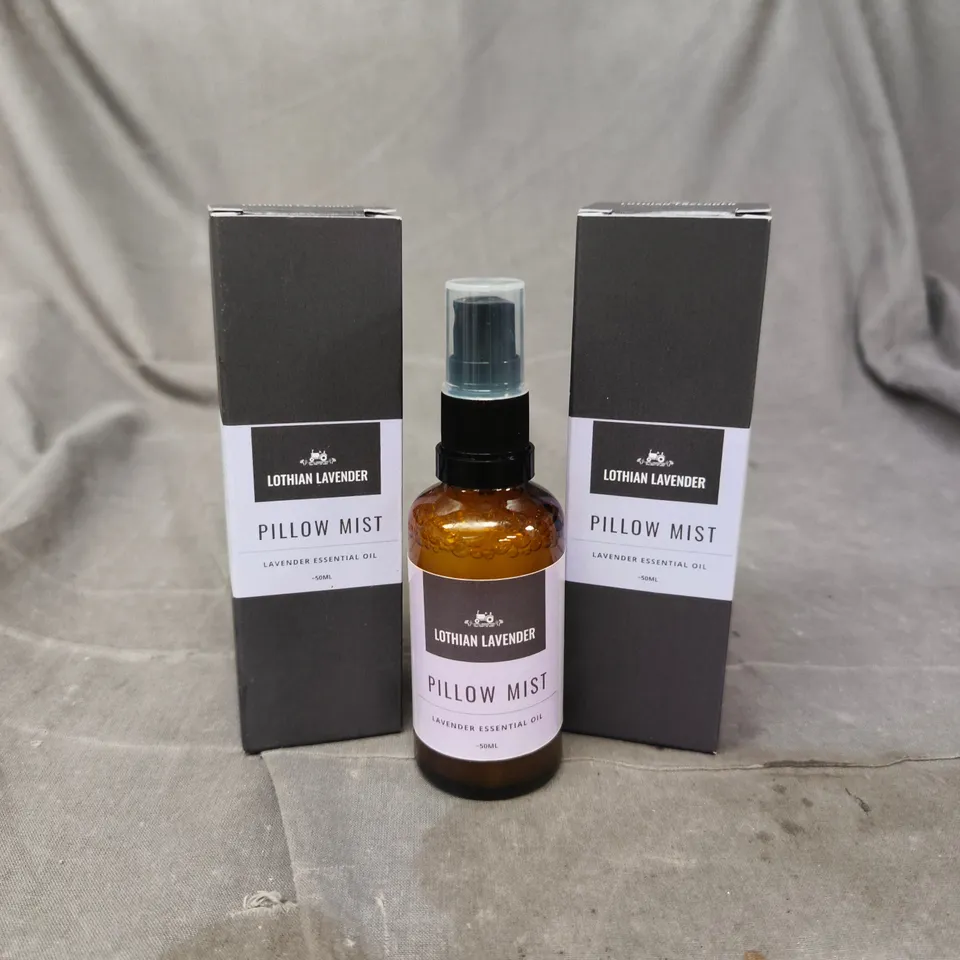 LOT OF 2 BOTTLES OF LOTHIAN LAVENDER PILLOW MIST 50ML PER BOTTLE