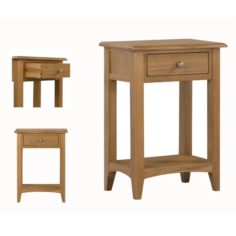 BOXED KILKENNY OAK TELEPHONE TABLE