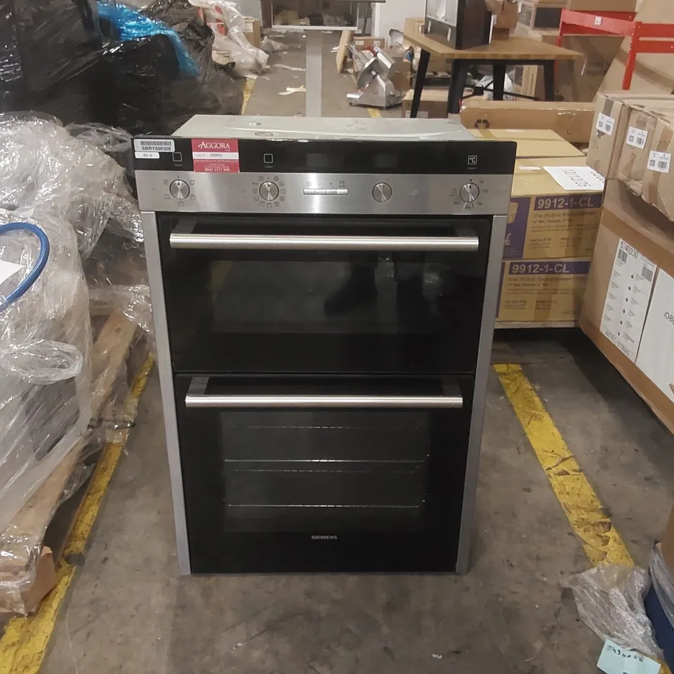 SIEMENS HB55MB551B IQ500 ELECTRIC BUILT-IN DOUBLE OVEN - STAINLESS STEEL