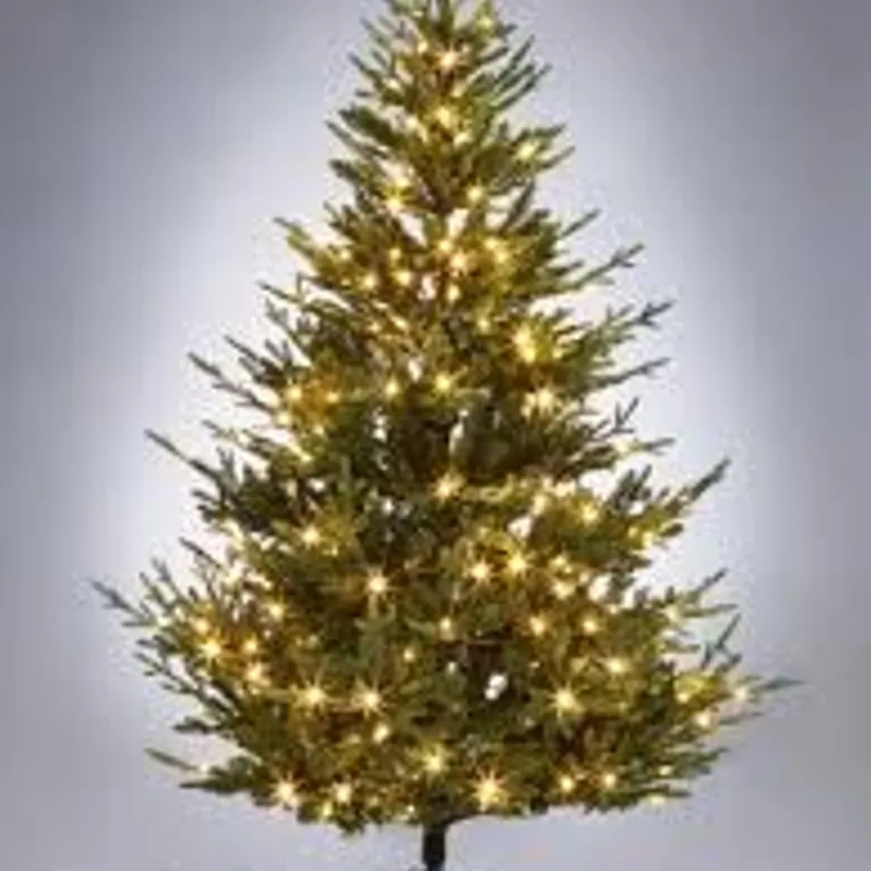 BOXED 6FT HELSINKI PRE LIT UPSWEPT TREE - COLLECTION ONLY RRP £175.99