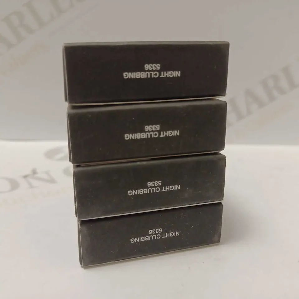 LOT OF 4 NARS HARDWIRED POWDER EYESHADOWS - #NIGHT CLUBBING 
