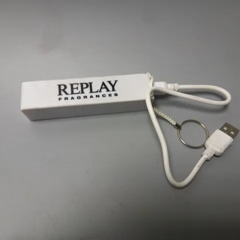 APPROXIMATELY 7 REPLAY FRGRANCES CUSTOM POWERBANKS
